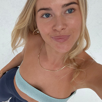 Amelia Sparkle Bandeau - Aqua