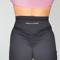 Scrunch Shorts - Black