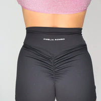 Scrunch Shorts - Black