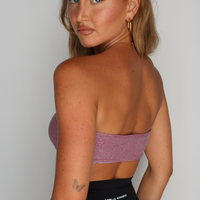 Amelia Sparkle Bandeau - Pink
