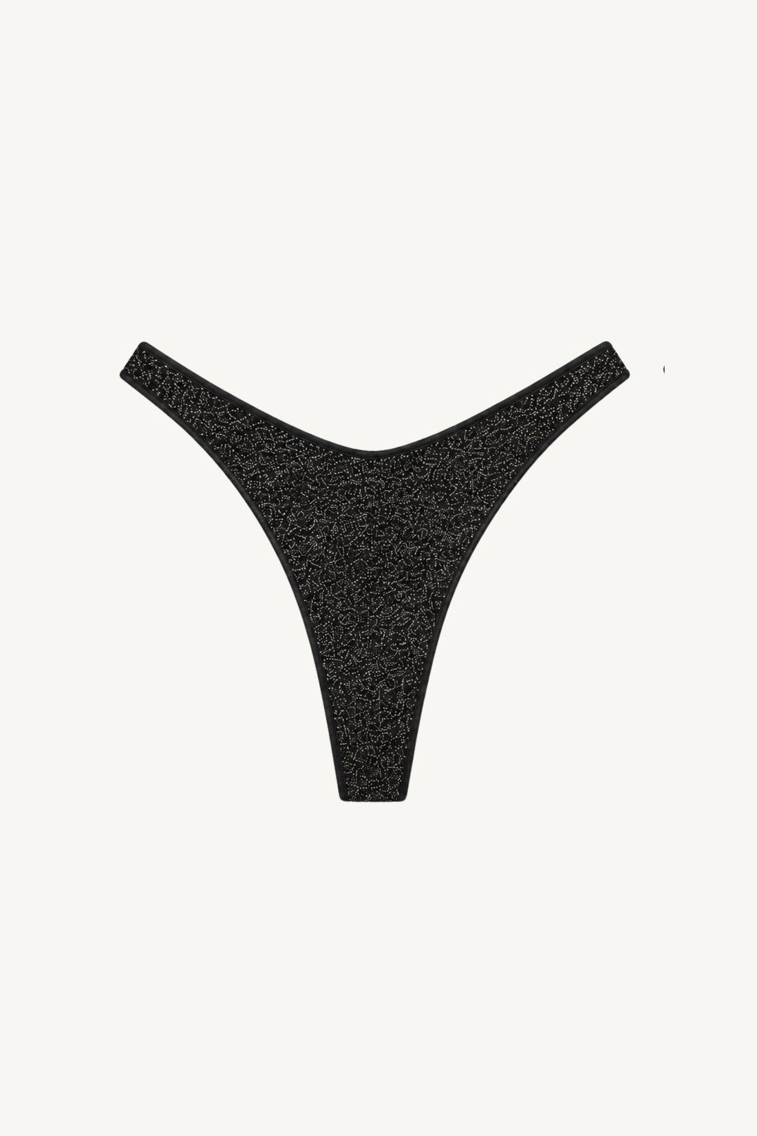 AR Bikini Bottom- Black Sand sparkle