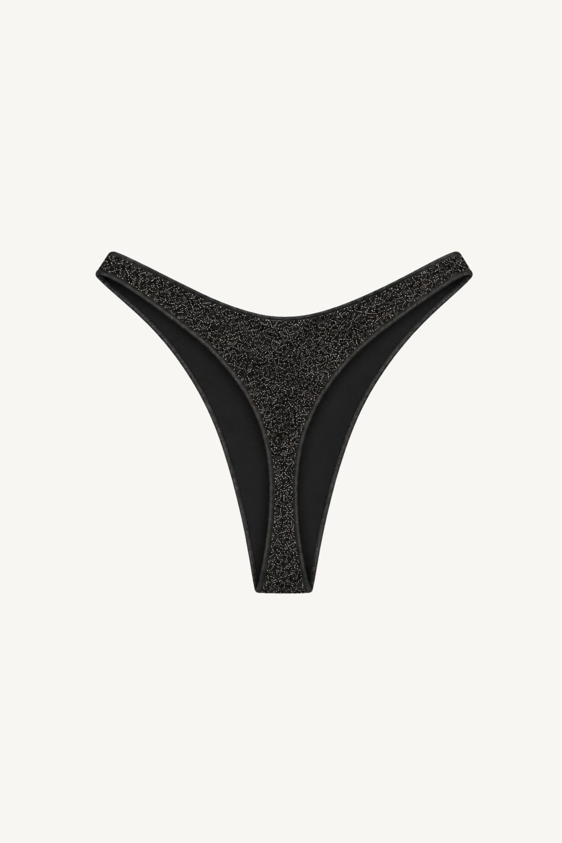 AR Bikini Bottom- Black Sand sparkle