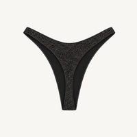 AR Bikini Bottom- Black Sand sparkle