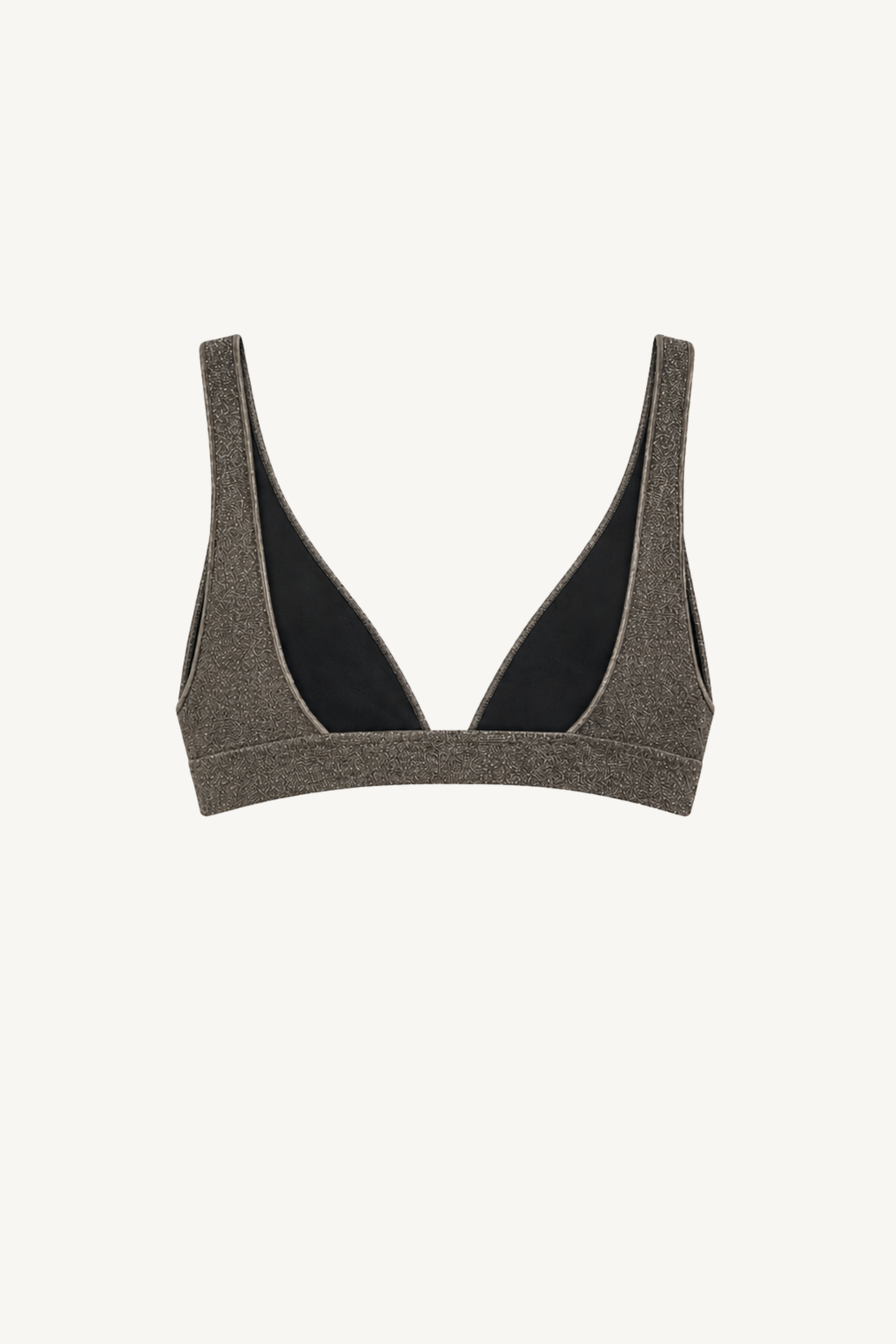 Bella Crop - Mocha lurex