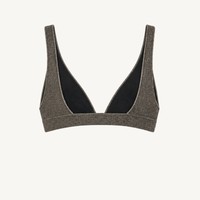 Bella Crop - Mocha lurex