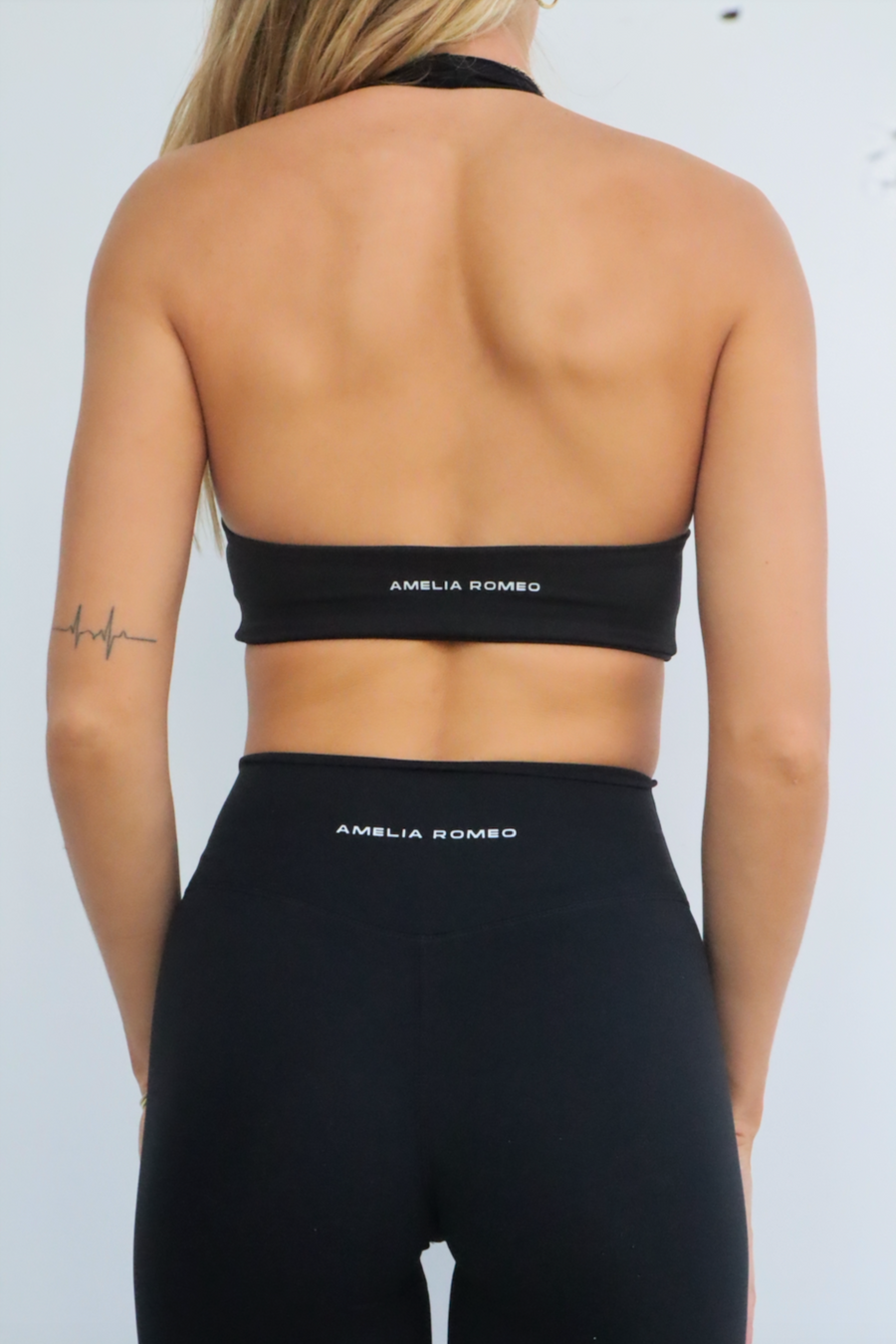 Ankle-Length Leggings- Black